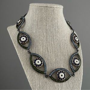 BaubleBar Evil Eye Statement Necklace